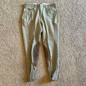 The Tailored Sportsman “style 1971” beige side zip breech size 30
